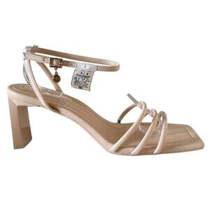 Armani Exchange Dalia Rose Leather Ankle Strappy Heels Size 10M